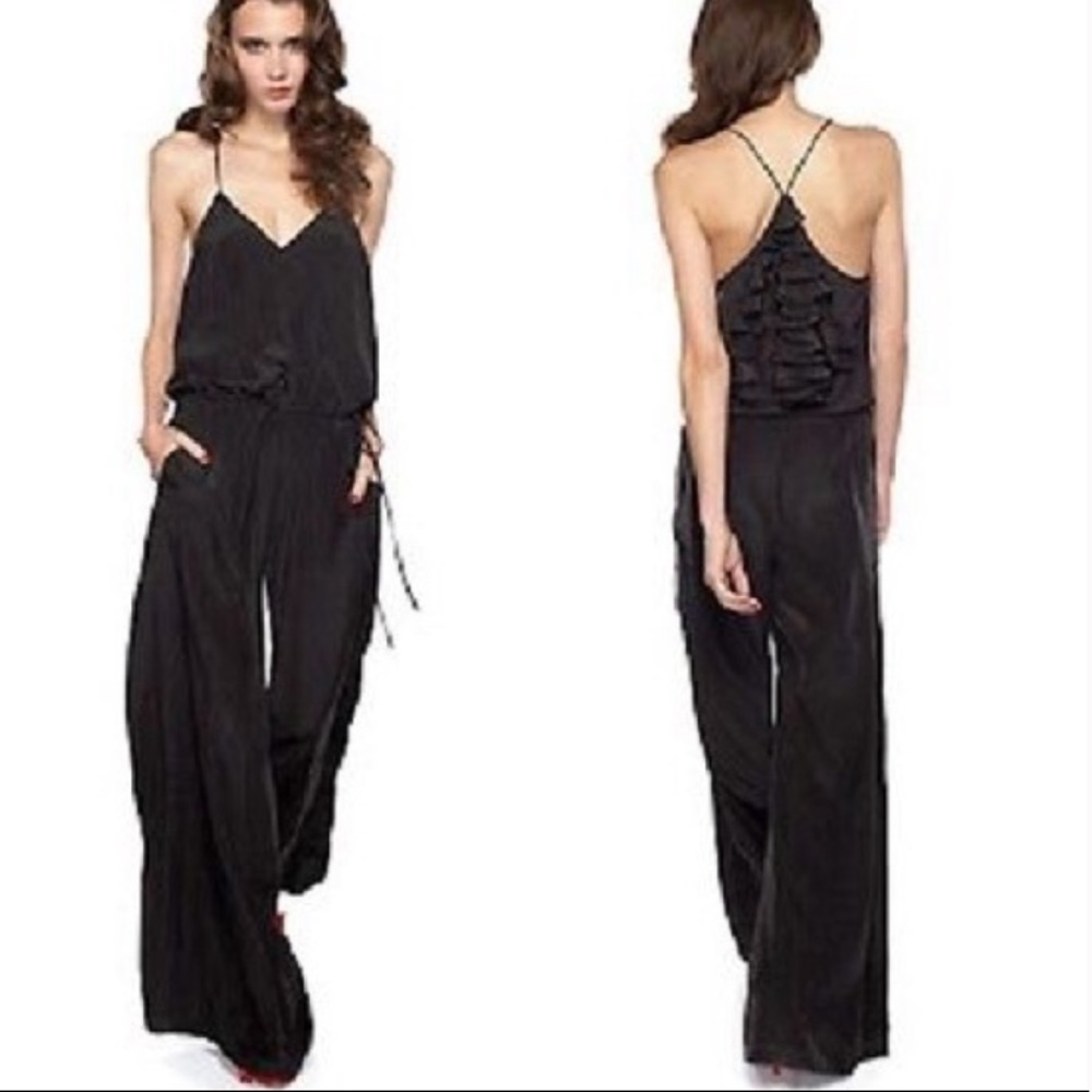 Wink grey silk romper